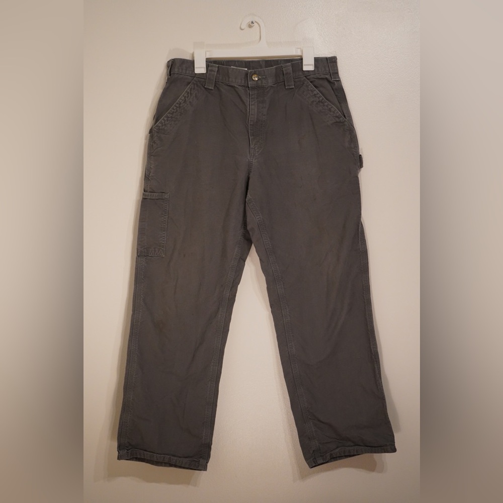 Gray Carhartt Men’s Work Pants